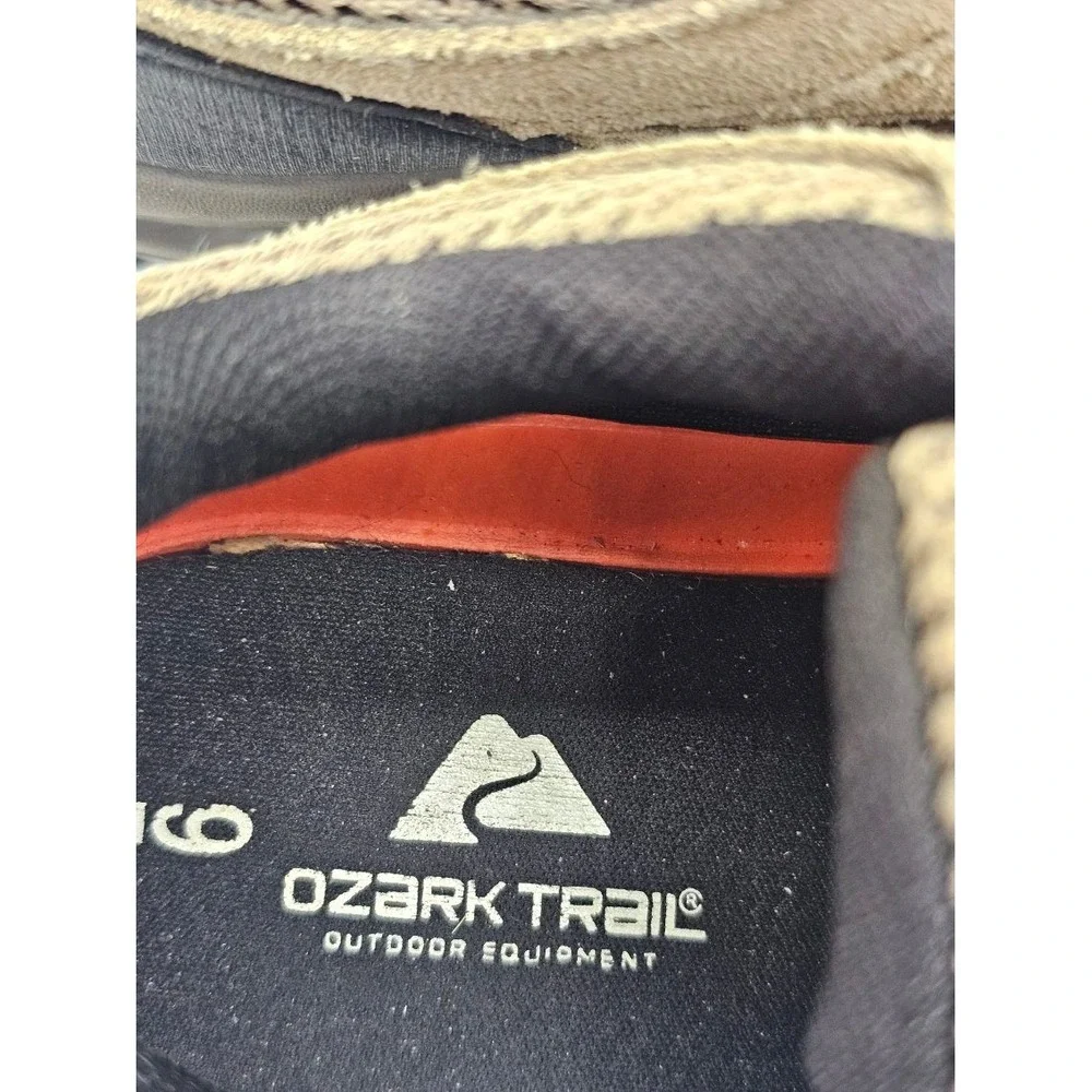 Ozark Trail Hiking Shoes Men 9 Brown Waterproof Outdoor Sneakers Shoes